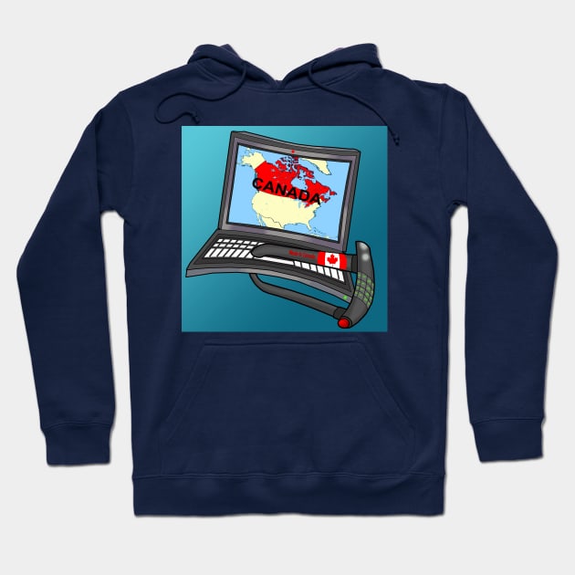 Made In Canada Hoodie by lytebound